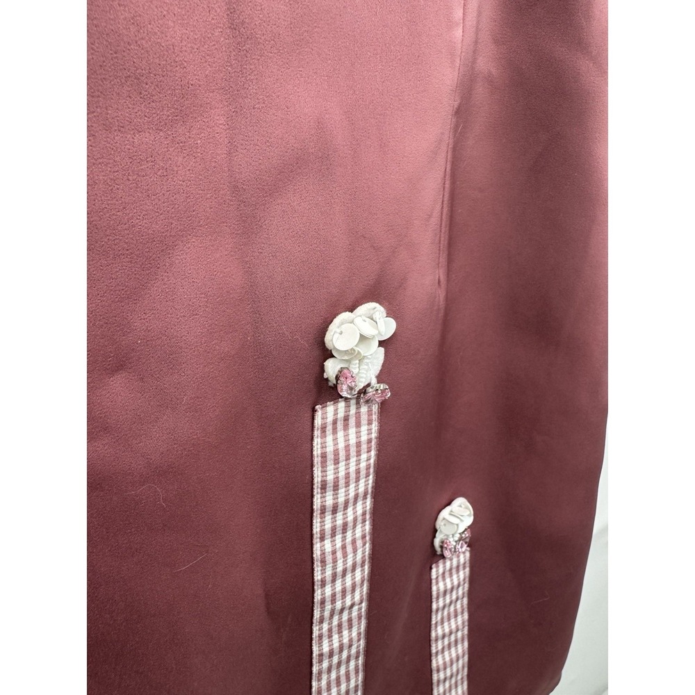 Bellita Coquette Whimsy Ballerina Mini Dress Women S Brown Puff Shoulder Fairy - Picture 6 of 8